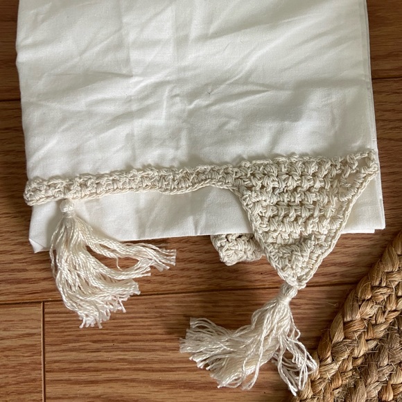 Brand New Twin 5 Pcs Set Tassels Boho Bedding | Duvet Cover & Pillow Covers - Picture 2 of 4